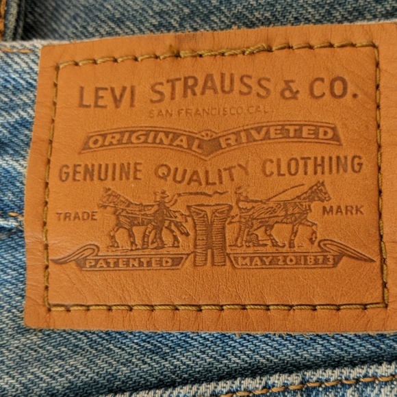 NWT Levi deconstructed skirt button fly, 25 - Picture 6 of 8